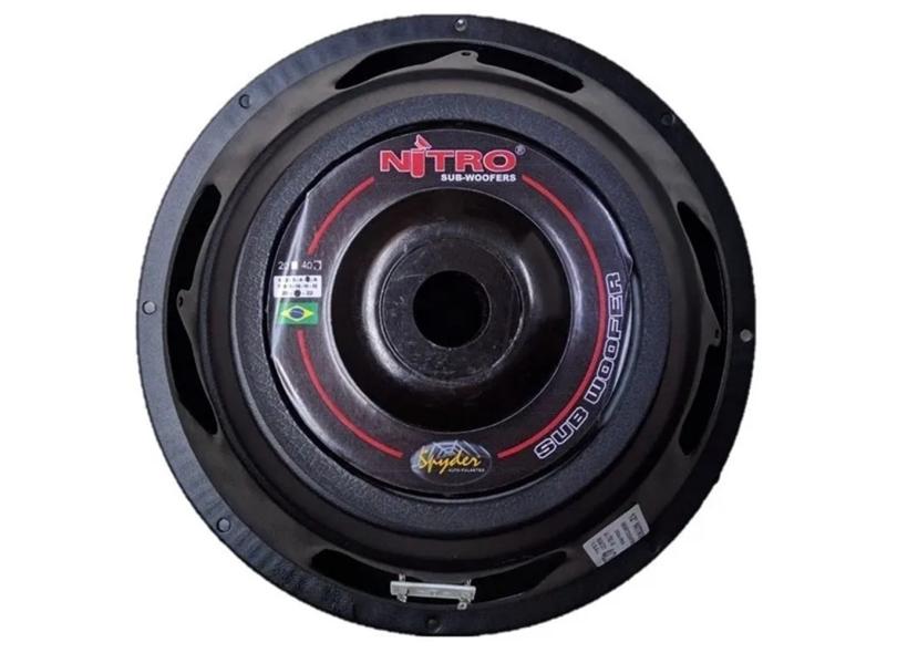 Spyder Nitro Alto Falante Subwoofer W Rms Ohms Polegadas O