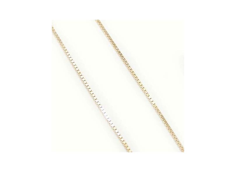 Corrente em ouro 18k Veneziana Feminina 40 cm o Melhor Preço