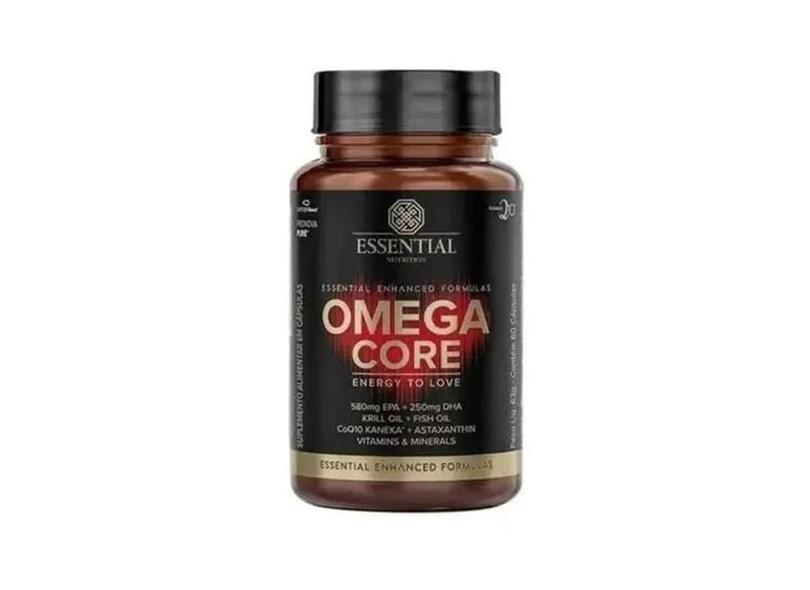 Ômega Core Energy Coq10 Ômega 60 Cápsulas Essential Essential o