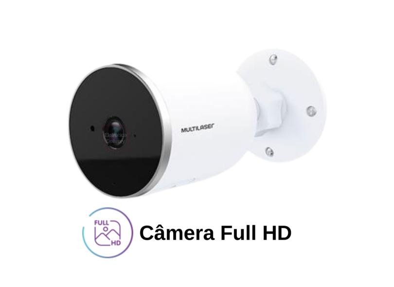 Camera Ip Externa Ip65 Wi Fi Hd 3 6mm Multilaser Liv SE222 O