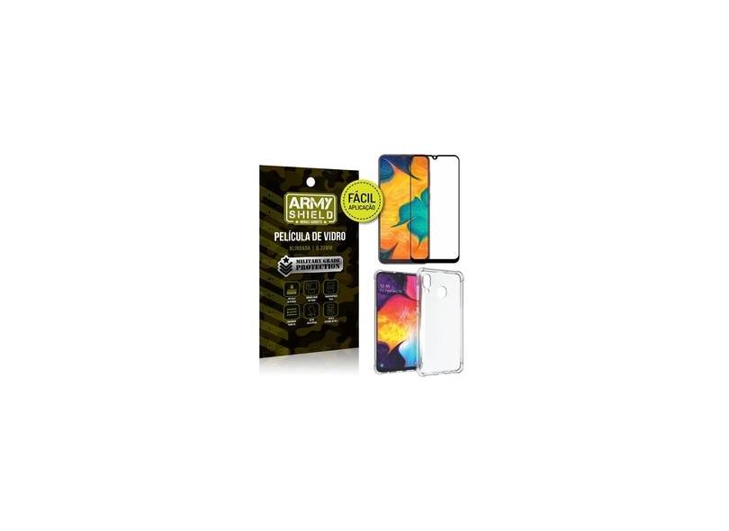 Kit Película 3D Fácil Aplicação Samsung Galaxy A20 Película 3D Capa