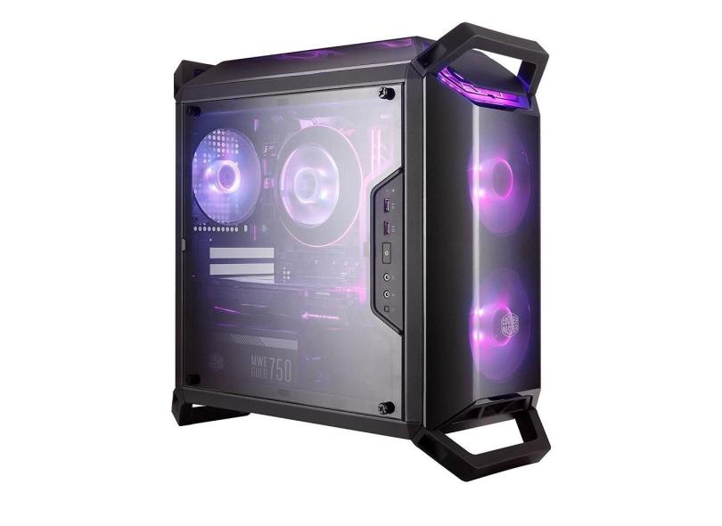 Gabinete Masterbox Q P Fans Rgb Controlador E Splitter Painel