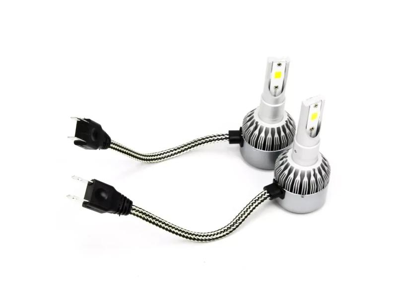 Kit Lâmpada Super Led Headlight Briwax H7 36w 6000K 12V e 24V C6 o