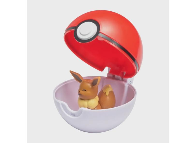 Boneco Pokémon e Pokebola Figura Eevee WCT Sunny o Melhor Preço