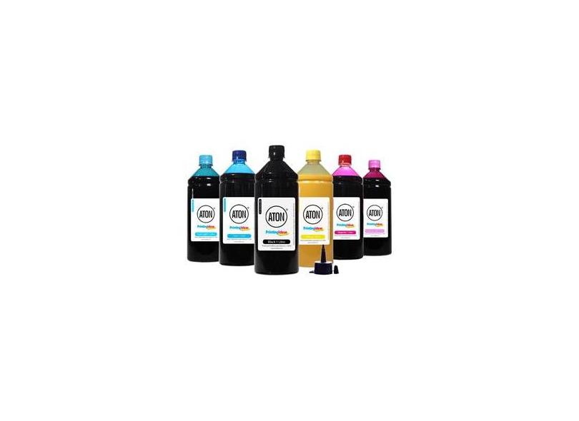 Kit 6 Tintas Sublimáticas para Epson L1300 L 1300 Ecotank CMYK ATON 1