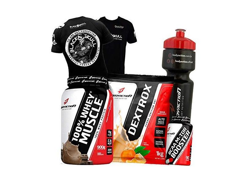 Kit Combo Suplementos Para Muscula O Whey Bcaa Dextrose