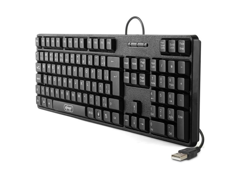 Teclado Usb Standard Padr O Pt Br Abnt Teclas Knup Kp