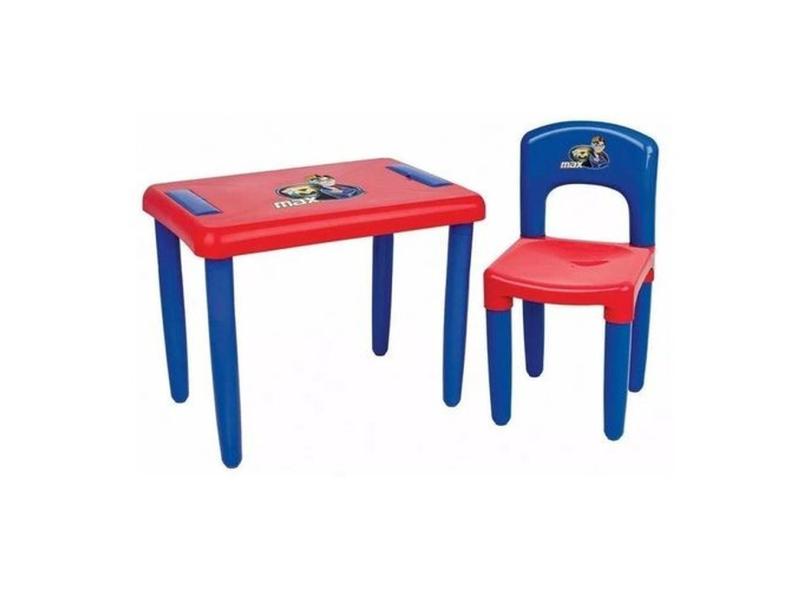 Mesa Mesinha Infantil Cadeira E Estojo Meg Magic Toys O Melhor