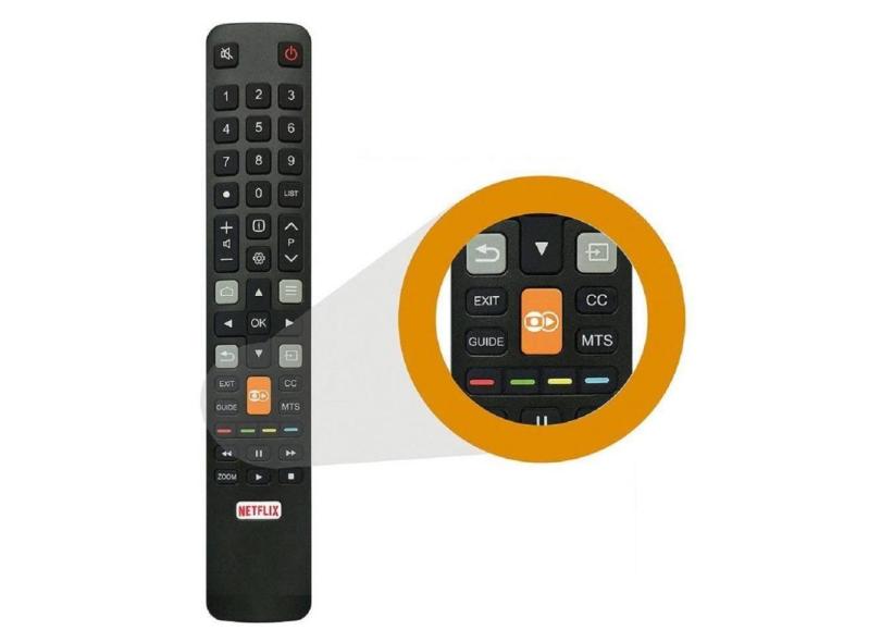 Controle Remoto Tv Tcl Smart K L S S L S Fs Teclas Globo Play