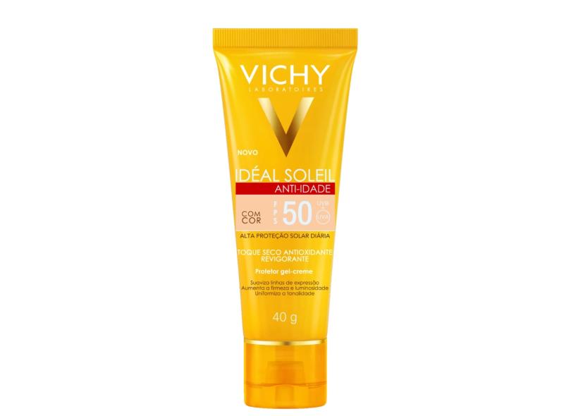 Vichy Id Al Soleil Anti Idade Fps Cor Protetor Solar G O