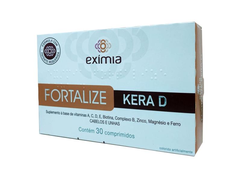 Kit Eximia Fortalize Kera D Comprimidos Cabelos E Unhas Biotina