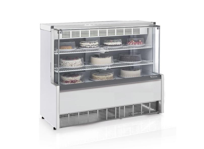 Vitrine Refrigerada Confeitaria Dupla Função Gpea 140C Br Linha Aurora