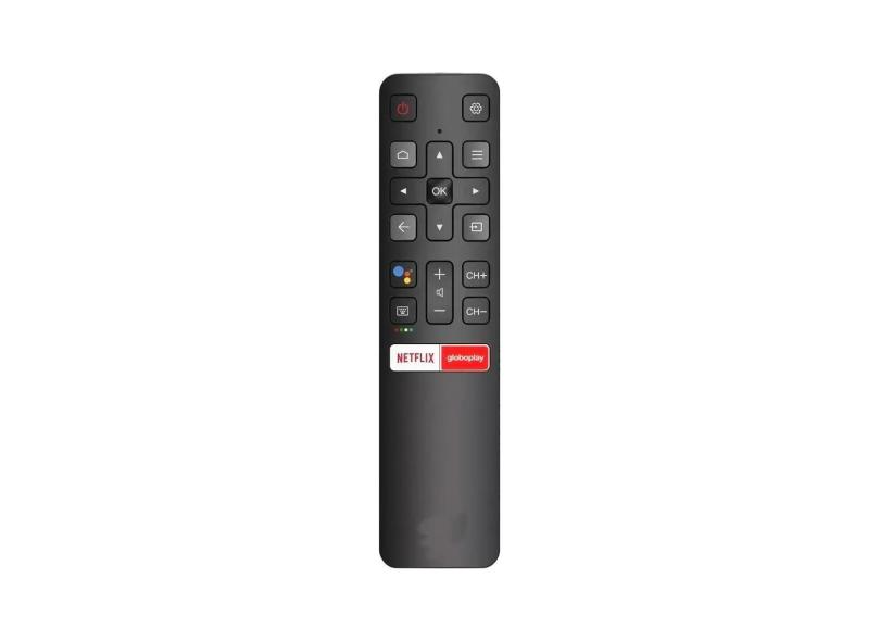 Controle Remoto Tcl Tv Smart Rc V P M Netflix Globoplay O