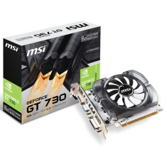 Placa de Video NVIDIA GeForce GT 730 2 GB DDR3 128 Bits MSI N730-2GD3V3