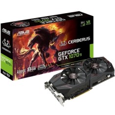 Placa de Video NVIDIA GeForce GTX 1070 Ti 8 GB GDDR5 256 Bits Asus CERBERUS-GTX1070TI-A8G