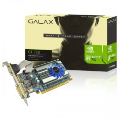 Placa de Video NVIDIA GeForce GT 710 1 GB DDR3 64 Bits Galax 71GGH4HXJ4FN