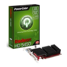 Placa de Video ATI Radeon HD 5450 2 GB DDR3 64 Bits PowerColor AX5450 2GBK3-SHV7E