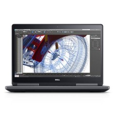 Notebook Dell Precision Workstation Intel Core i5 7440HQ 7ª Geração 16GB de RAM HD 500 GB 17,3" Windows 10 7720