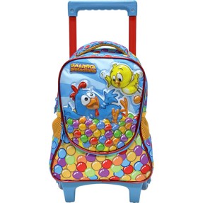 Mochila com Rodinhas Escolar Xeryus Galinha Pintadinha Galinha Pintadinha 3681
