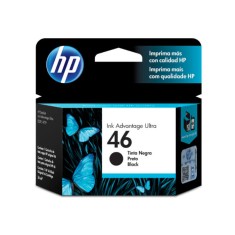 Cartucho Preto HP 46 CZ637AL