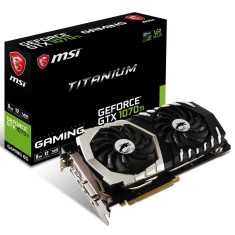 Placa de Video NVIDIA GeForce GTX 1070 Ti 8 GB GDDR5 256 Bits MSI GTX 1070 TI Titanium 8G