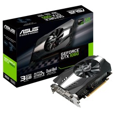 Placa de Video NVIDIA GeForce GTX 1060 3 GB GDDR5 192 Bits Asus PH-GTX1060-3G