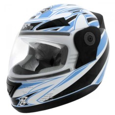 Capacete Protork Grêmio FBPA 3G Fechado Viseira Antirrisco