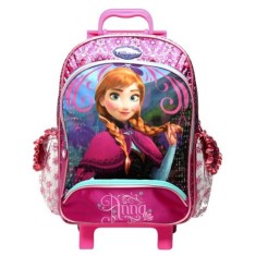 Mochila com Rodinhas Escolar Dermiwil Disney Frozen Anna G 60219