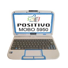 Netbook Positivo Intel Atom N2600 2GB de RAM HD 500 GB 10,1" Linux Mobo 5950