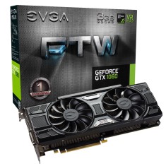 Placa de Video NVIDIA GeForce GTX 1060 3 GB GDDR5 192 Bits EVGA 03G-P4-6168-KR