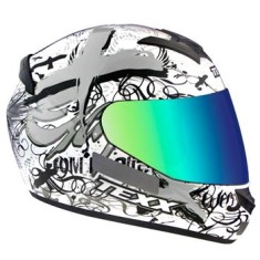Capacete Texx Bravo Web Fechado Viseira Antirrisco