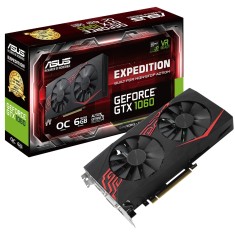 Placa de Video NVIDIA GeForce GTX 1060 6 GB GDDR5 192 Bits Asus EX-GTX1060-O6G