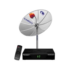 Antena de TV Parabólica com Receptor Century MD170
