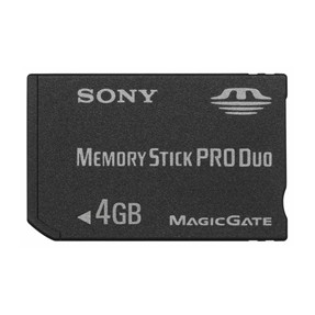 Cartão de Memória Memory Stick PRO Duo Sony 4 GB