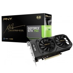 Placa de Video NVIDIA GeForce GTX 750 1 GB GDDR5 128 Bits PNY VCGGTX7501XPB-BB/RTLBX