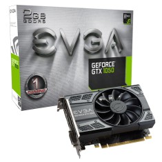 Placa de Video NVIDIA GeForce GTX 1050 2 GB GDDR5 128 Bits EVGA 02G-P4-6150-KR