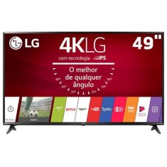 Smart TV TV LED 49" LG 4K HDR Netflix 49UJ6300 3 HDMI