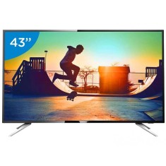 Smart TV TV LED 43" Philips Série 6000 4K Netflix 43PUG6102 4 HDMI
