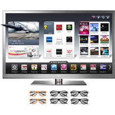 TV LED 72" Smart TV LG Cinema 3D 3D Full HD 4 HDMI 72LM9500