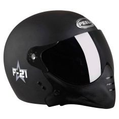 Capacete Peels F-21 Fechado Fivela tipo queixeira Viseira Antirrisco