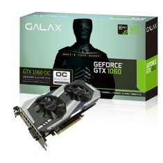Placa de Video NVIDIA GeForce GTX 1060 6 GB GDDR5 192 Bits Galax 60NRH7DSL9OC