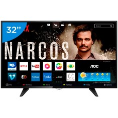 Smart TV TV LED 32" AOC Série 5000 Netflix LE32S5970 3 HDMI