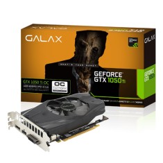 Placa de Video NVIDIA GeForce GTX 1050 Ti 4 GB GDDR5 128 Bits Galax 50IQH8DSN8OC