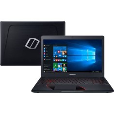 Notebook Samsung Odyssey Intel Core i7 7700HQ 7ª Geração 16GB de RAM HD 1 TB 15,6" GeForce GTX 1060 Windows 10 NP800G5H