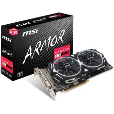 Placa de Video ATI Radeon RX 580 8 GB GDDR5 256 Bits MSI RX 580 8GB ARMOR