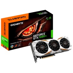 Placa de Video NVIDIA GeForce GTX 1080 Ti 11 GB GDDR5X 352 Bits Gigabyte GV-N108TGAMINGOC-11GD
