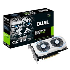 Placa de Video NVIDIA GeForce GTX 1050 2 GB GDDR5 128 Bits Asus DUAL-GTX1050-O2G