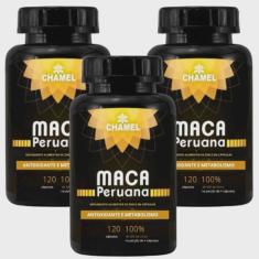 Maca Peruana Premium Pura Frascos C Psulas Chamel Em