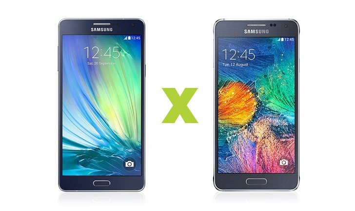 Capa do post: Briga boa: Samsung Galaxy A7 vs Galaxy Alpha