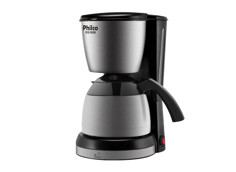 Cafeteira Elétrica Britânia Cp30 Temp Preto Aço Escovado 220v Cafeteira Eletrica 30 Xicaras Philco Ph30 Thermo Em Promocao E No Buscape